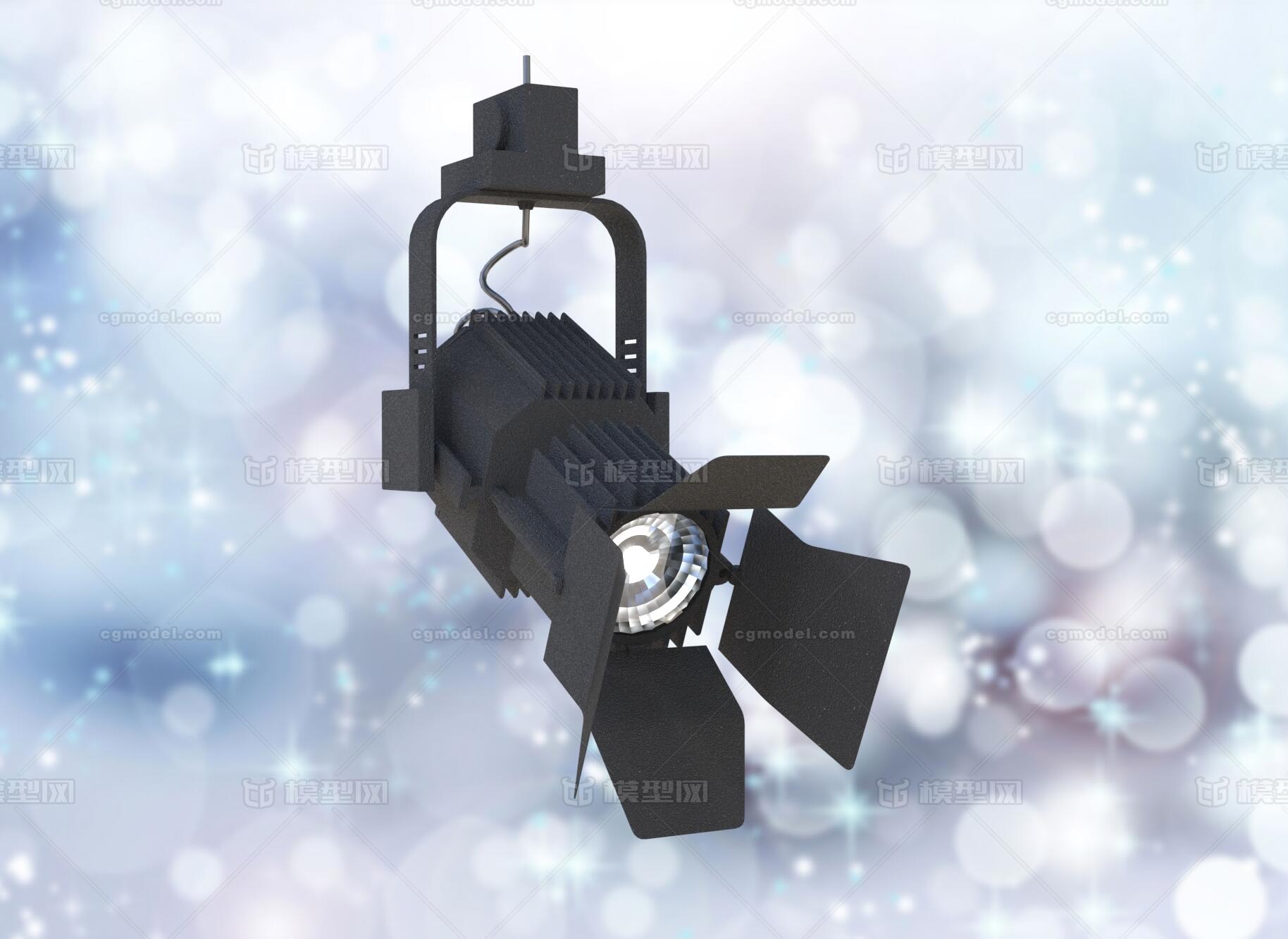 舞台灯射灯 通用格式模型-摄像设备模型库-3ds Max(.max)模型下载-cg模型网