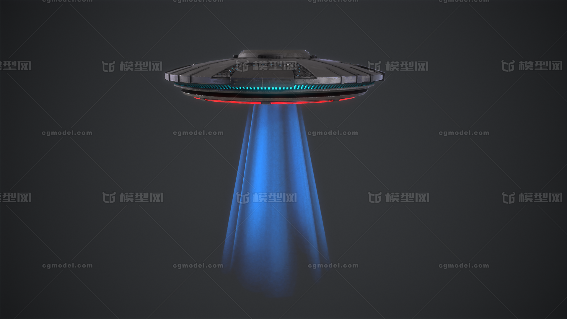 不明飞行物 UFO模型-其他航天设施模型库-3ds Max(.max)模型下载-cg模型网
