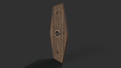 长盾 盾牌模型-防具模型库-3ds Max(.max)模型下载-cg模型网