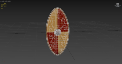 长盾 盾牌模型-防具模型库-3ds Max(.max)模型下载-cg模型网