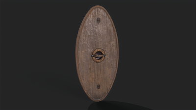 长盾 盾牌模型-防具模型库-3ds Max(.max)模型下载-cg模型网