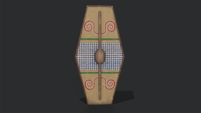 长盾 盾牌模型-防具模型库-3ds Max(.max)模型下载-cg模型网