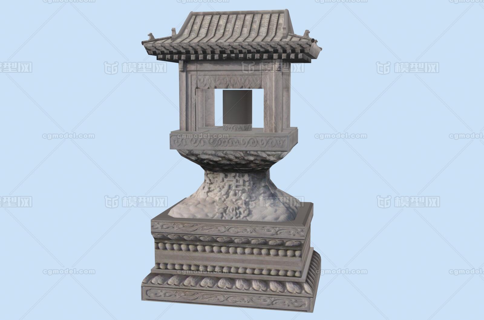 嘉量 故宫嘉量模型场景部件模型库3ds Max(.max)模型下载cg模型网