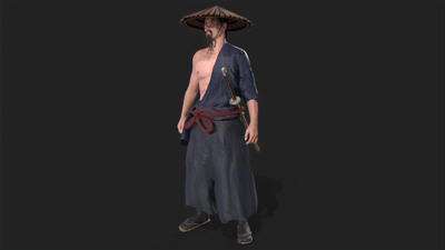 写实男人 武士模型-男人模型库-3ds Max(.max)模型下载-cg模型网