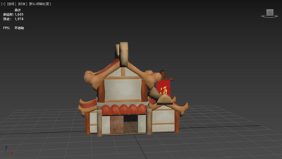 卡通小屋 古代酒楼模型-古代场景模型库-3ds Max(.max)模型下载-cg模型网