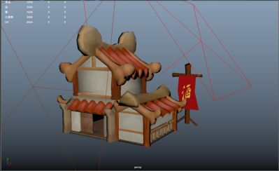卡通小屋 古代酒楼模型-古代场景模型库-3ds Max(.max)模型下载-cg模型网