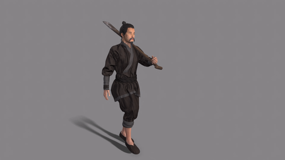 古代人 古代苦役模型-男人模型库-FBX(.fbx)模型下载-cg模型网