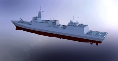 055b 055B驱逐舰 电磁炮模型-军舰模型库-SolidWorks(.sldprt/.sldasm/.slddrw)模型下载-cg模型网
