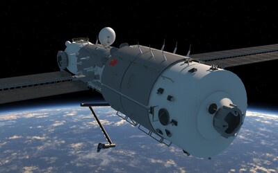 天和核心舱 天和号模型-人造地球卫星模型库-3ds Max(.max)模型下载-cg模型网
