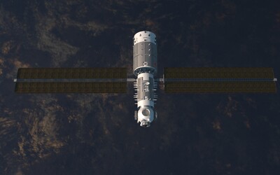 天和核心舱 天和号模型-人造地球卫星模型库-3ds Max(.max)模型下载-cg模型网