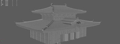 古代复古建筑 建筑集合模型-古代场景模型库-Maya(.ma/.mb)模型下载-cg模型网