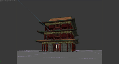 沈阳故宫-凤凰楼 虚拟现实模型-历史建筑模型库-3ds Max(.max)模型下载-cg模型网