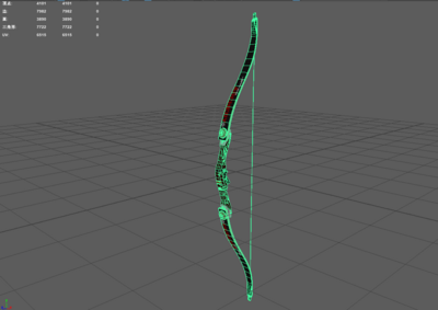 弓 Bow模型-冷兵器模型库-FBX(.fbx)模型下载-cg模型网