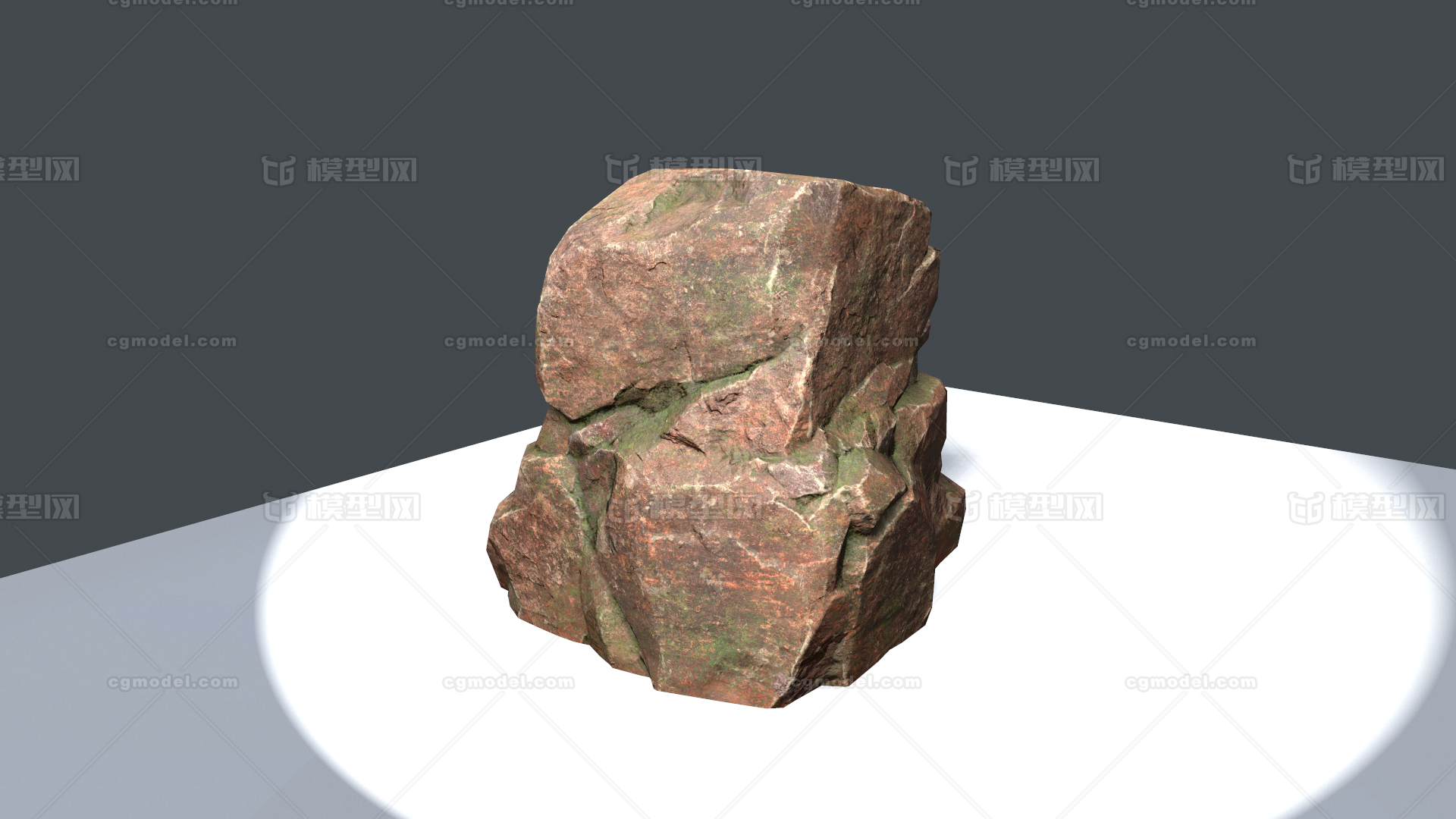 写实石头 石头模型-自然场景模型库-FBX(.fbx)模型下载-cg模型网