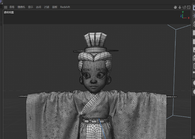 古代冕服 秦汉龙袍模型-穿戴服饰模型库-Cinema 4D(.c4d)模型下载-cg模型网