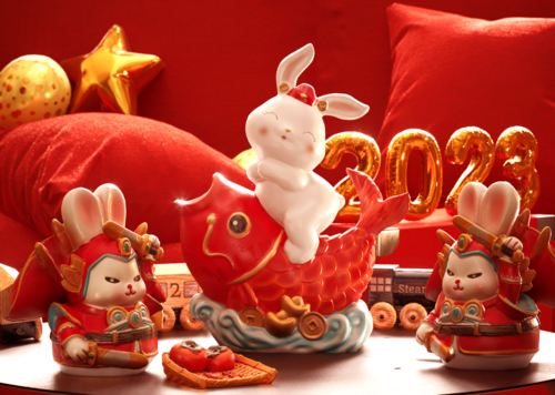 兔年节庆恭贺卡片（虚幻引擎制）