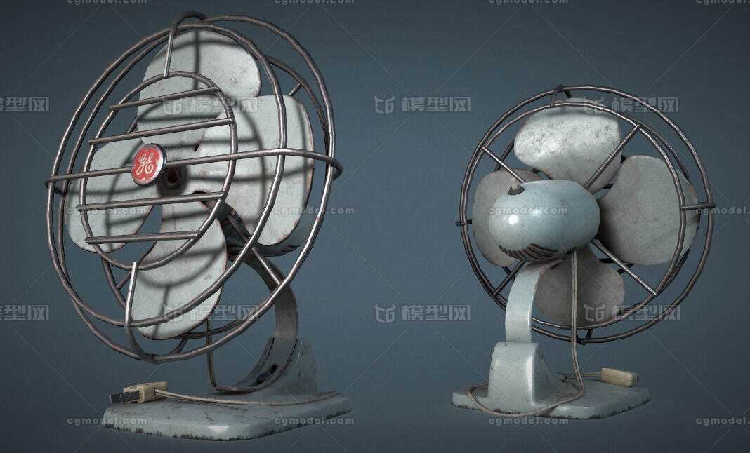 次世代 电风扇模型-生活电器模型库-Maya(.ma/.mb)模型下载-cg模型网