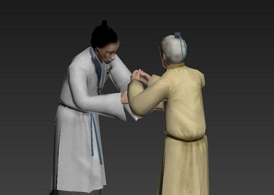 古代老头 古代先生模型-老人-男模型库-3ds Max(.max)模型下载-cg模型网