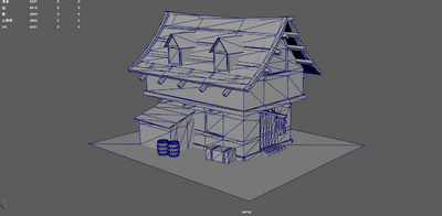 木屋 中世纪房屋模型-私人住宅模型库-Collada(.dae)模型下载-cg模型网