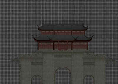 古代建筑城门水塔哨塔模型-历史建筑模型库-3ds Max(.max)模型下载-cg模型网