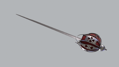 苏格兰篮剑 西洋刀剑模型-冷兵器模型库-3ds Max(.max)模型下载-cg模型网
