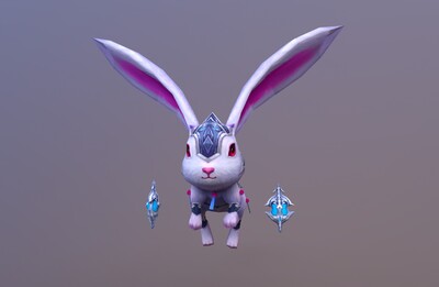 动画 灵兔模型-哺乳模型库-FBX(.fbx)模型下载-cg模型网