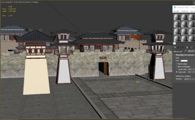 秦朝城门楼 秦朝城墙模型-历史建筑模型库-3ds Max(.max)模型下载-cg模型网