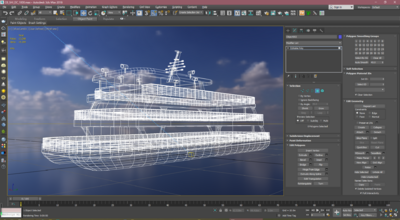 渡船 船模型-游艇模型库-3ds Max(.max)模型下载-cg模型网