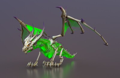 动画 毒龙模型-神话/幻想模型库-FBX(.fbx)模型下载-cg模型网