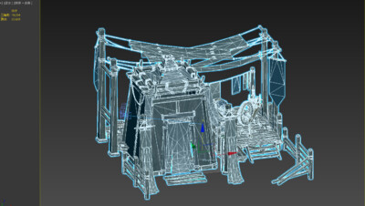 卡通 古代纺织铺模型-场景部件模型库-FBX(.fbx)模型下载-cg模型网