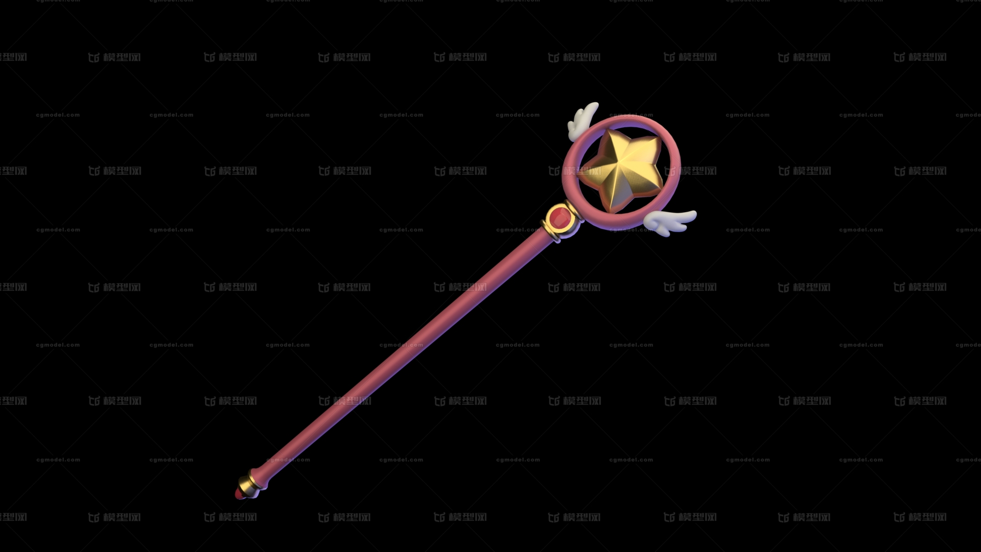 魔法少女樱 百变小樱模型-其他模型库-Maya(.ma/.mb)模型下载-cg模型网