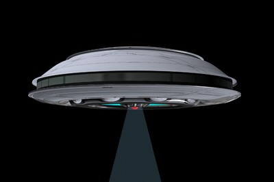 飞碟 flying模型-宇宙飞船模型库-3ds Max(.max)模型下载-cg模型网