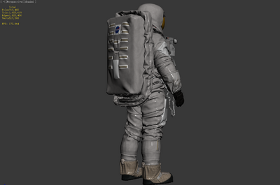 阿波罗宇航服 NASA美国国家航空航天局宇航服模型-其他航天设施模型库-3ds Max(.max)模型下载-cg模型网
