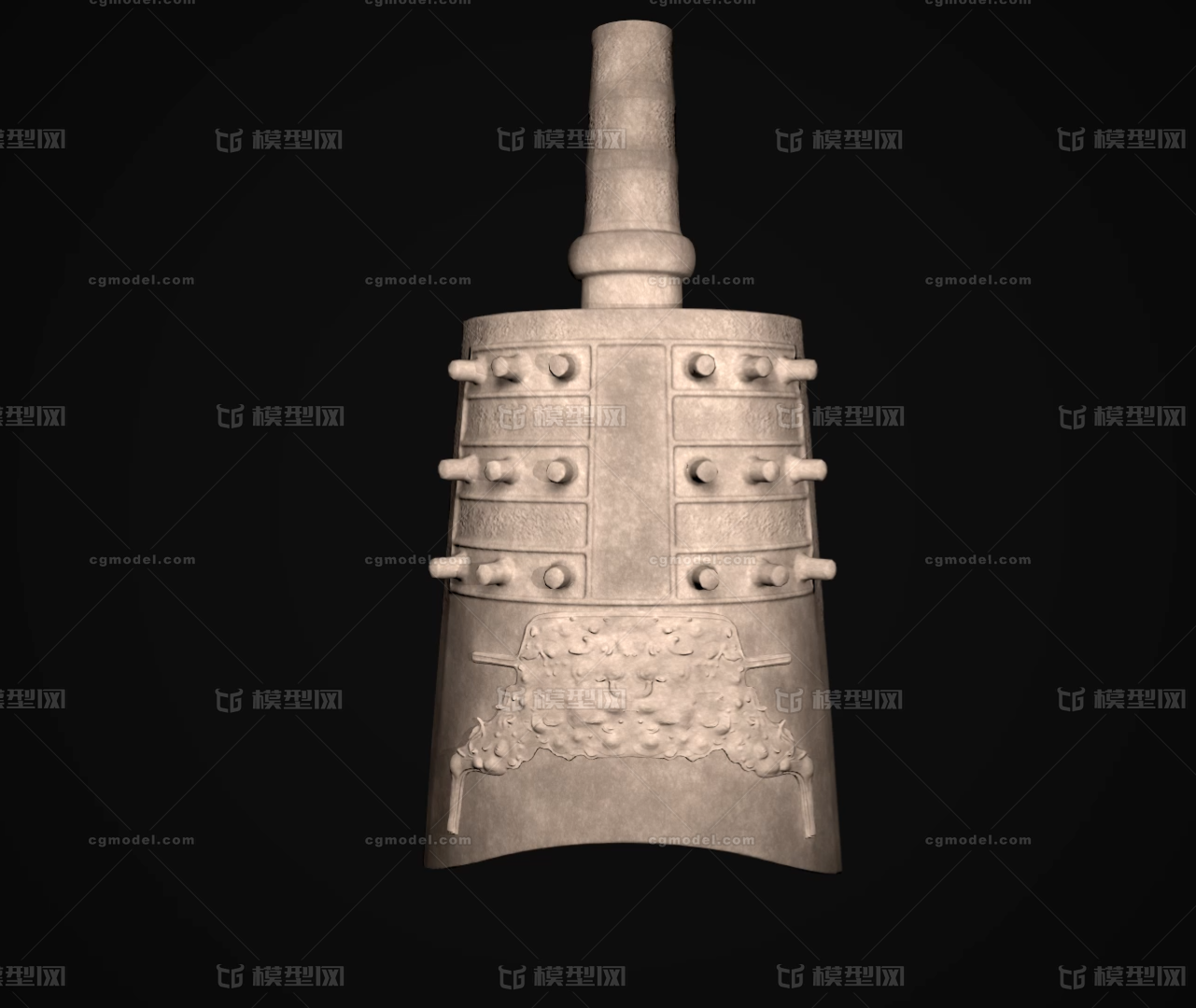 曾侯乙编钟模型-文物器皿模型库-Blender(.blend)模型下载-cg模型网