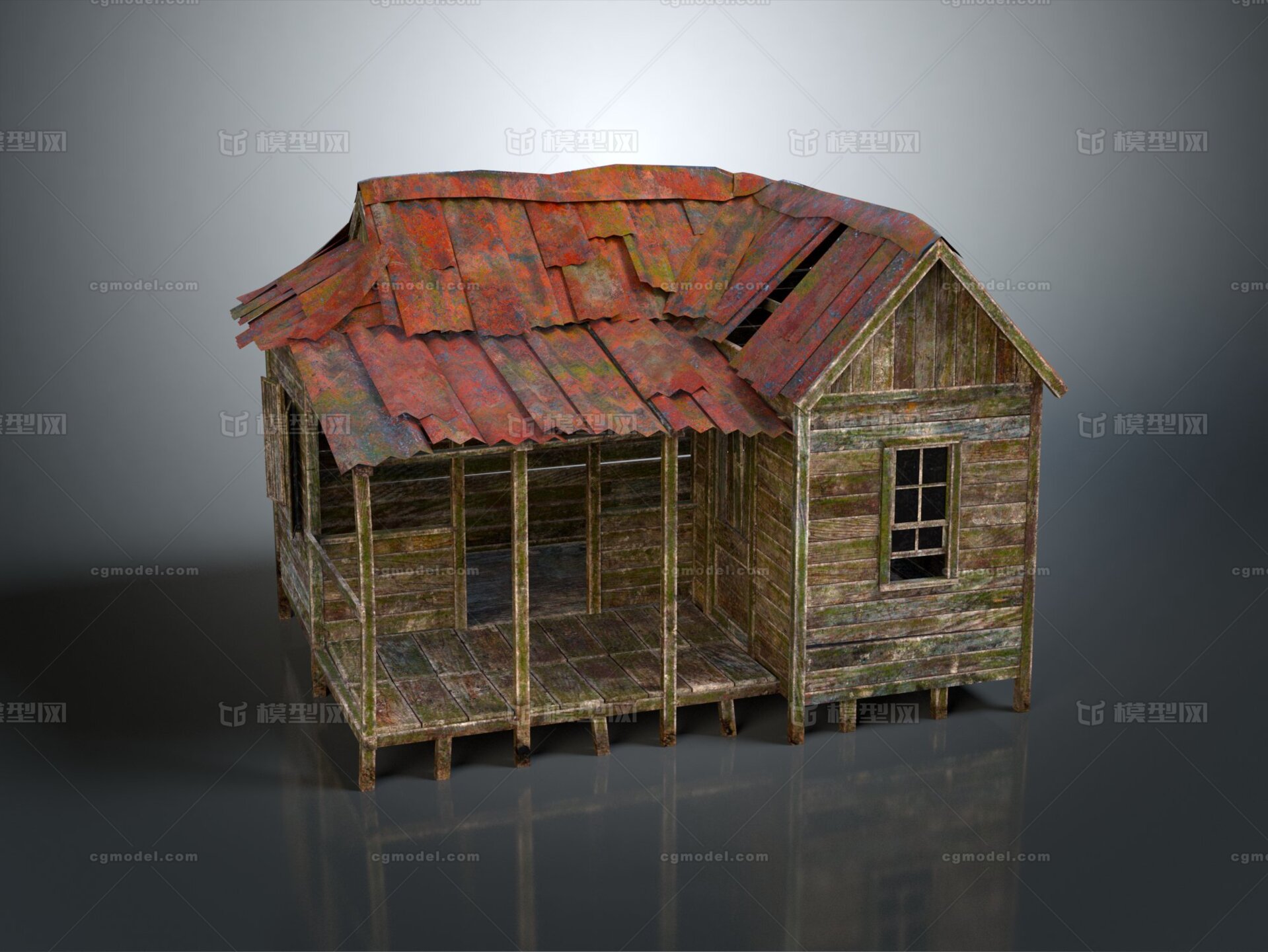 棚屋 棚房模型-场景部件模型库-3ds Max(.max)模型下载-cg模型网