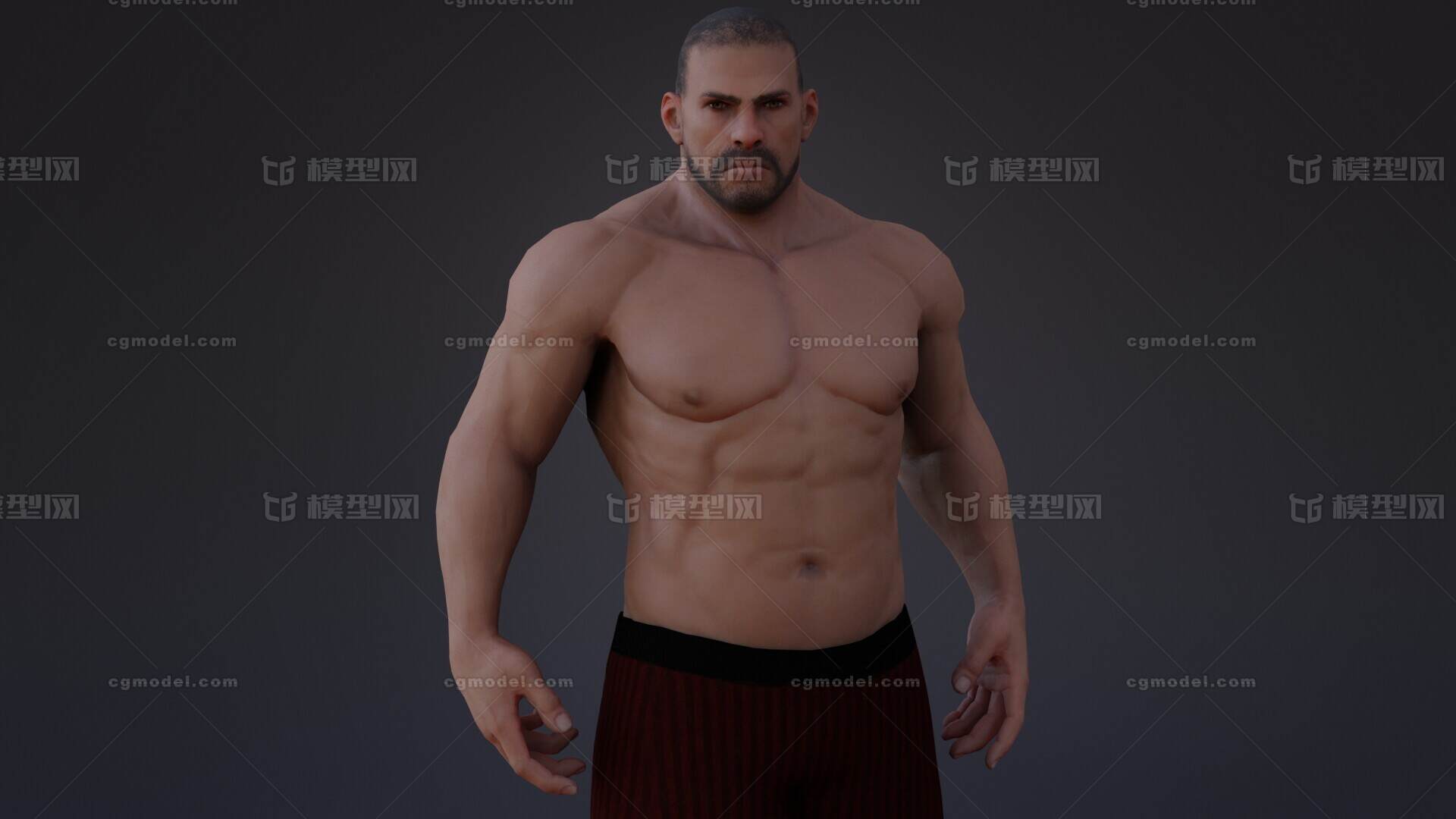 【次世代】NPC 路人模型-男人模型库-Maya(.ma/.mb)模型下载-cg模型网