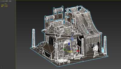卡通 古代商铺模型-场景部件模型库-FBX(.fbx)模型下载-cg模型网