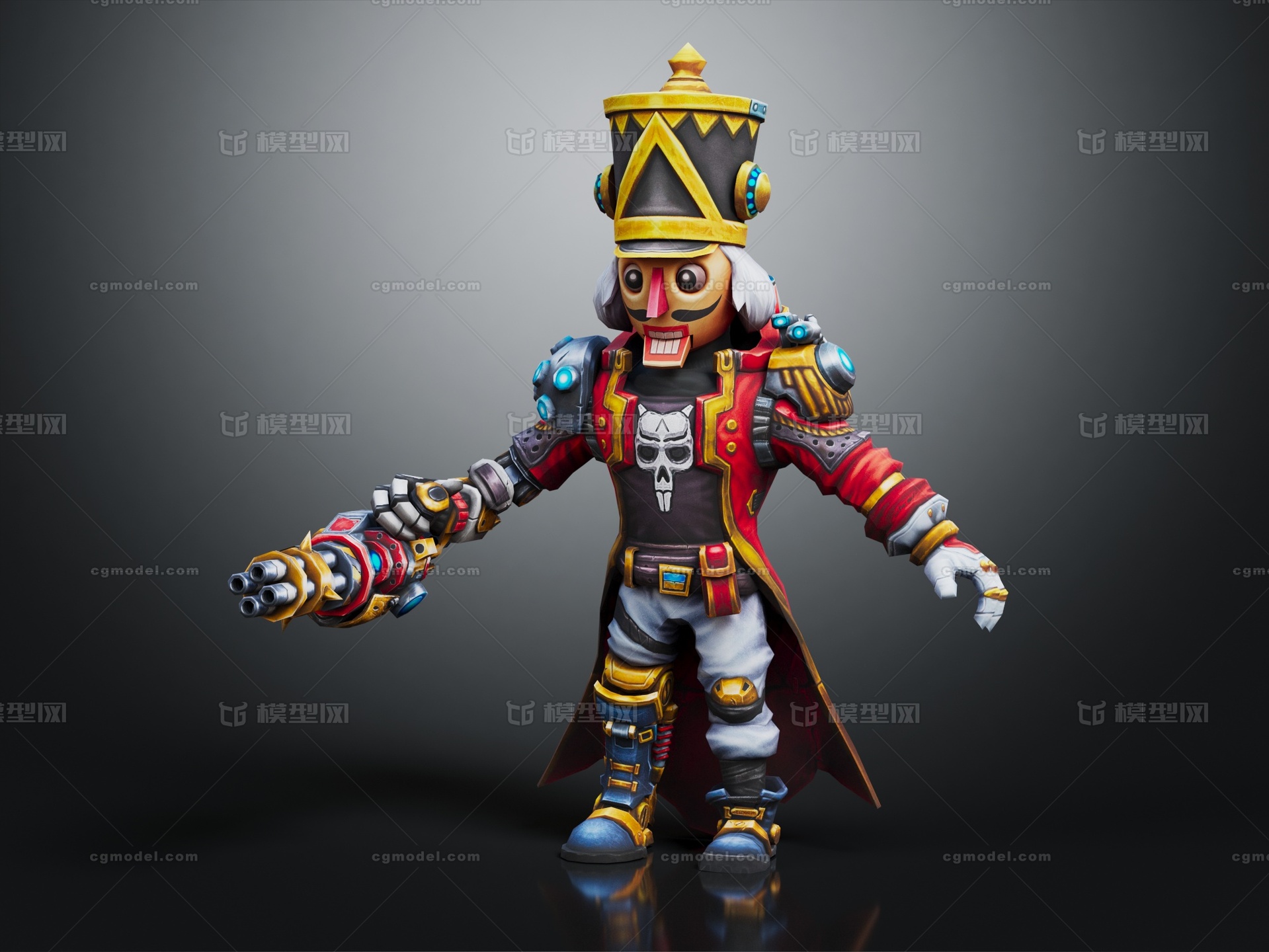 人偶 科幻士兵模型-其他模型库-3ds Max(.max)模型下载-cg模型网