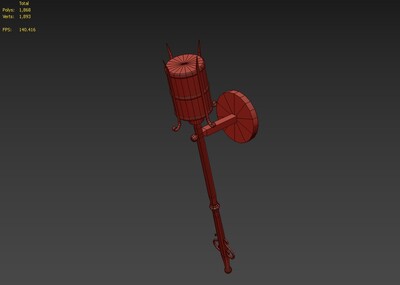 火炬 火把模型-其他模型库-FBX(.fbx)模型下载-cg模型网