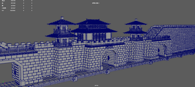 写实古代建筑 古代城墙模型-历史建筑模型库-Maya(.ma/.mb)模型下载-cg模型网