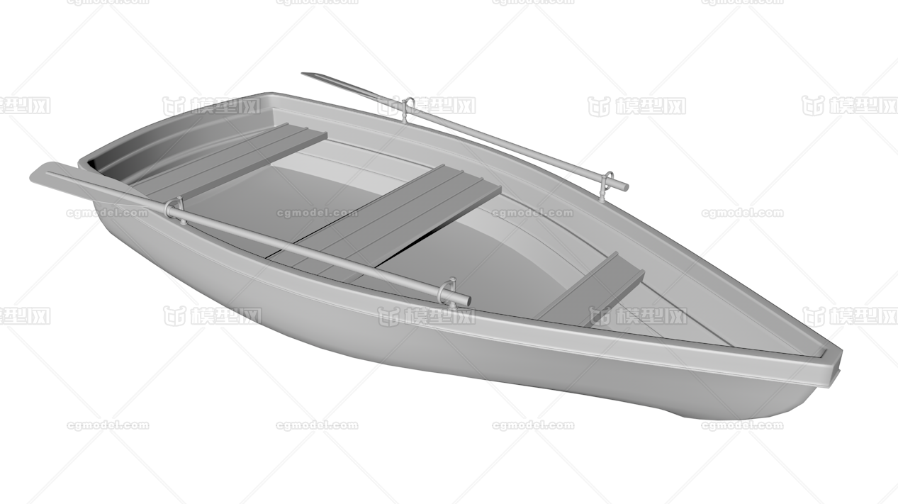 小船 boat模型-皮筏艇模型库-3D Studio(.3ds)模型下载-cg模型网