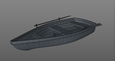 小船 boat模型-皮筏艇模型库-3D Studio(.3ds)模型下载-cg模型网