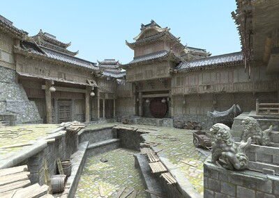 古代建筑3dmax 河道古建模型-场景部件模型库-FBX(.fbx)模型下载-cg模型网