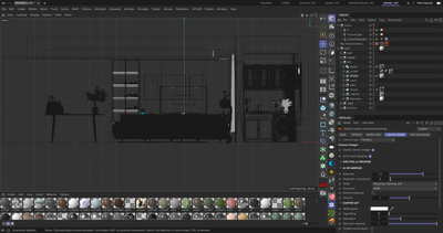 室内场景 客厅模型模型-客厅模型库-Cinema 4D(.c4d)模型下载-cg模型网