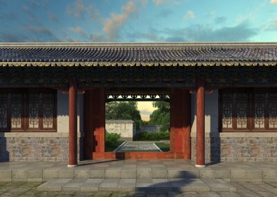 总督府 古代官府模型-古代场景模型库-3ds Max(.max)模型下载-cg模型网