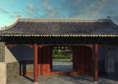 总督府 古代官府模型-古代场景模型库-3ds Max(.max)模型下载-cg模型网