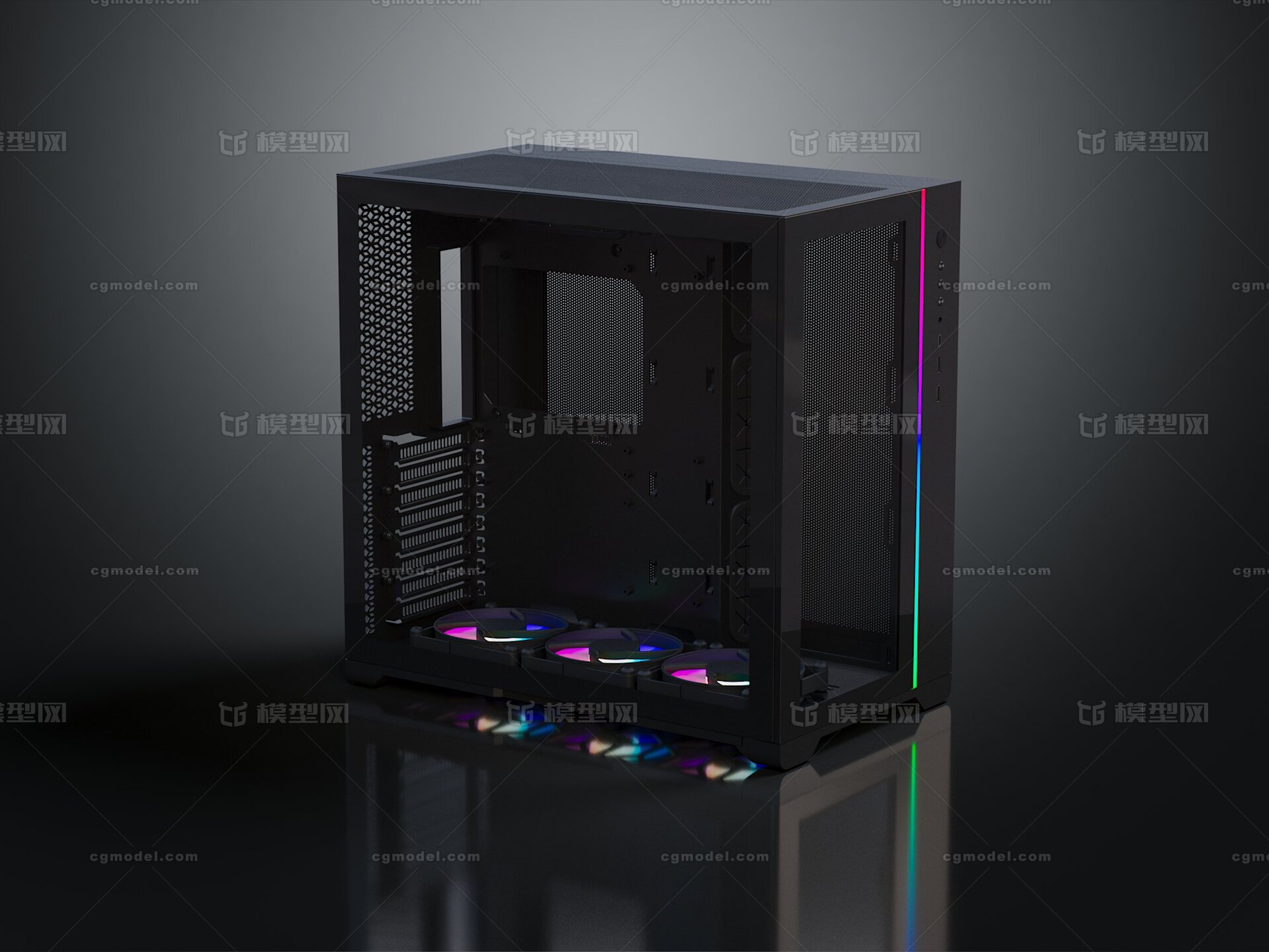 机箱 高档机箱模型-电脑设备模型库-3ds Max(.max)模型下载-cg模型网
