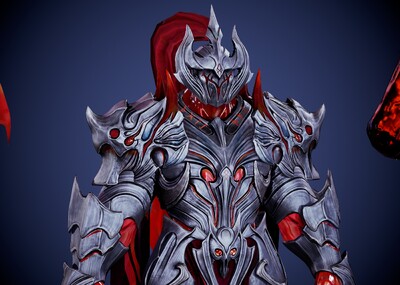 次世代魔皇鬼王邪神领主 狂战士魔吕布鬼典韦武神将军模型-男人模型库-3ds Max(.max)模型下载-cg模型网