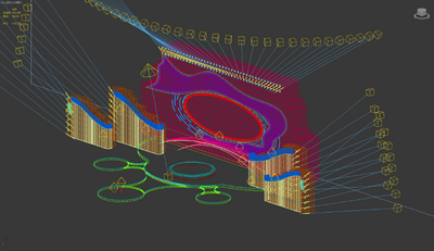 大型演出舞台设计 舞美设计模型-综艺模型库-3ds Max(.max)模型下载-cg模型网