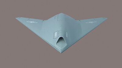 攻击11无人机模型-无人机模型库-3ds Max(.max)模型下载-cg模型网